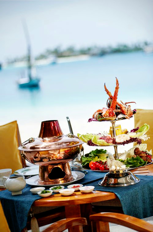 Contemporary Chinese cuisine by Jereme Leung brings you delicious Hot Pot on the beaches of Conrad Maldives Rangali Island, Ufaa