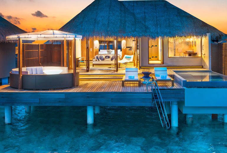 Fabulous Lagoon Oasis Bathroom, W Retreat & Spa Maldives
