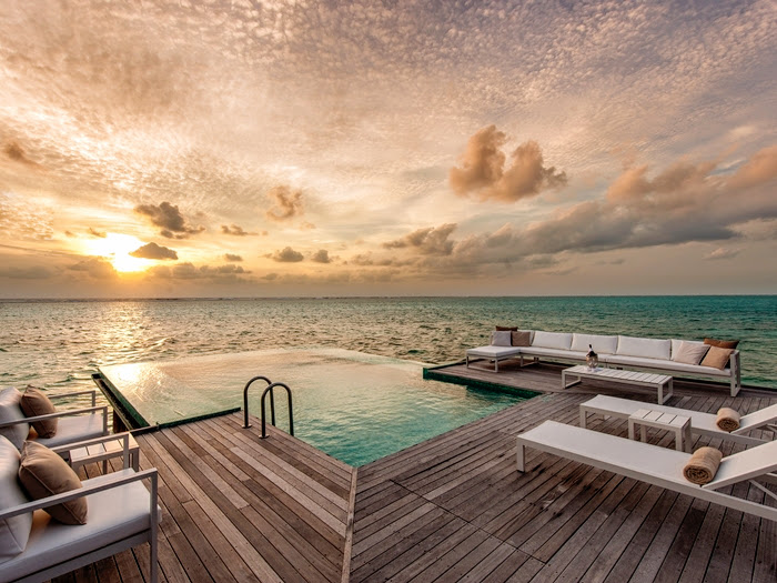 Water Villa Deck, Conrad Maldives Rangali Island