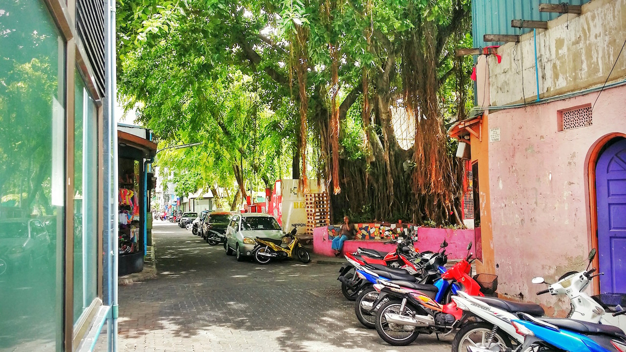 Malé streets, Maldives